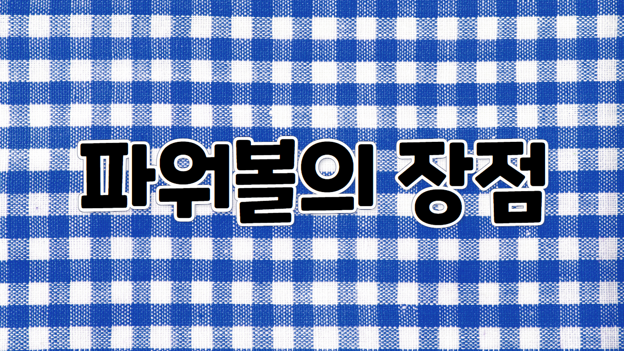 파워볼의 장점