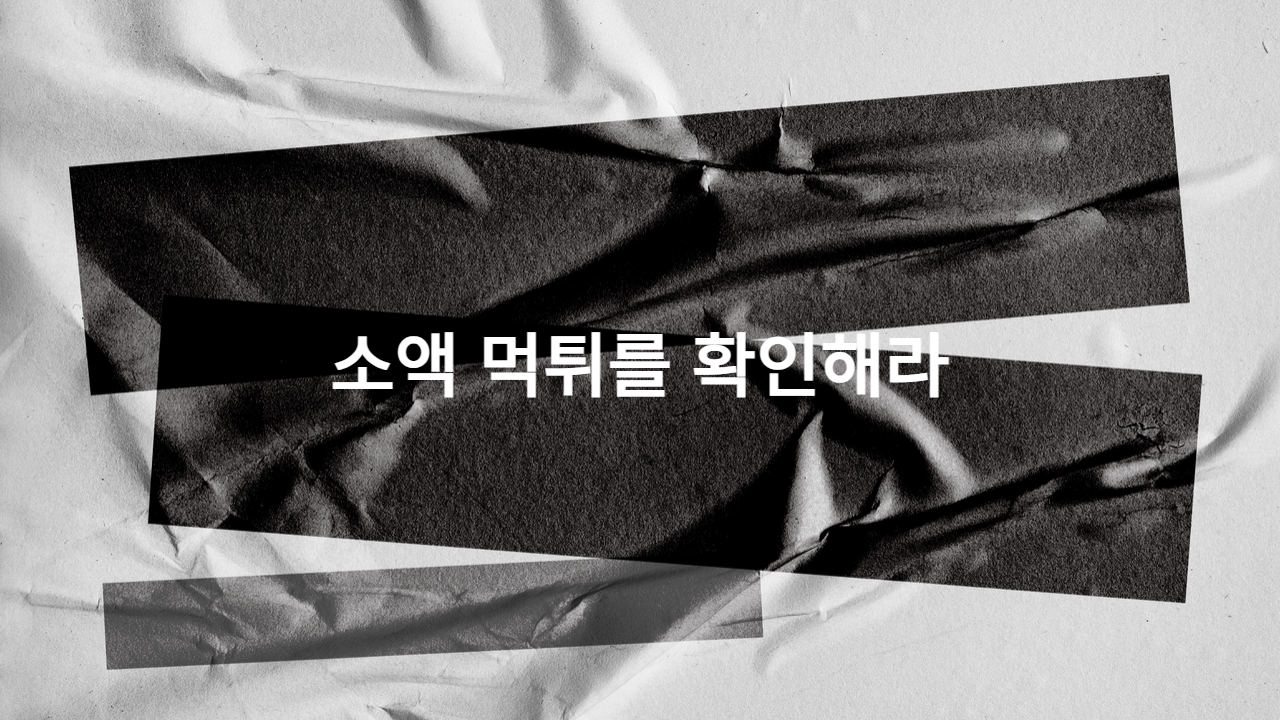 소액 먹튀를 확인해라